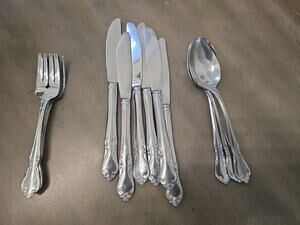 AMC Creon Stainless Flatware Mixed Lot of 15 Made in Japan MCM